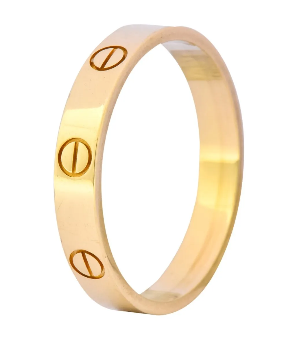 Cartier Love 18 Karat Gold Unisex Band Ring