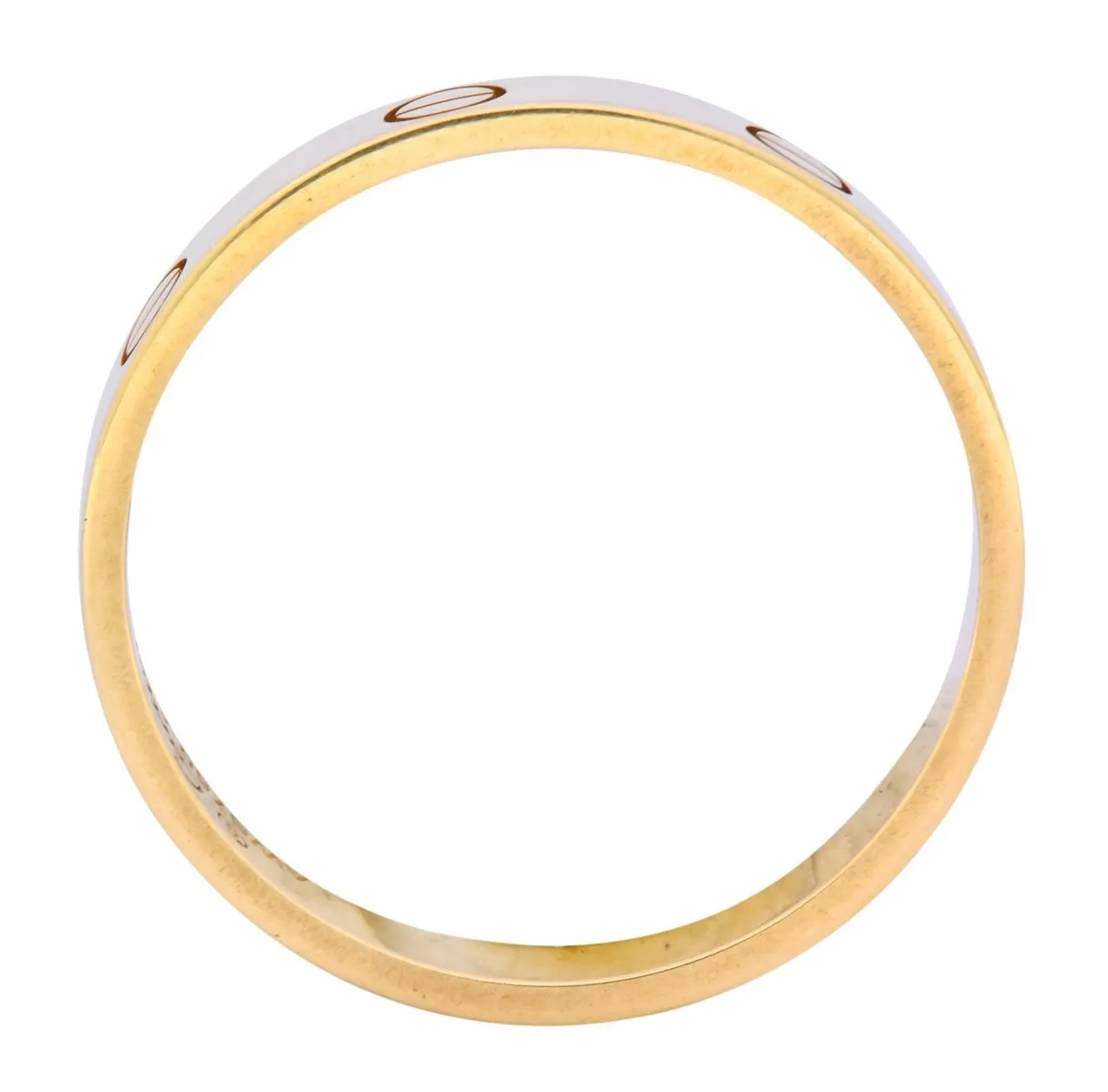 Cartier Love 18 Karat Gold Unisex Band Ring