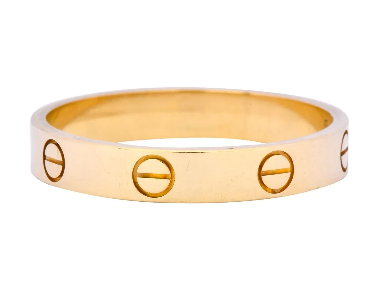 Cartier Love 18 Karat Gold Unisex Band Ring