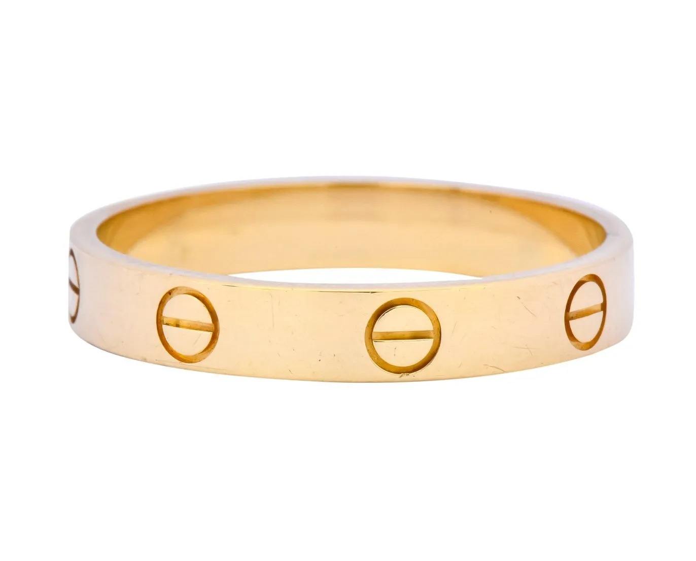 Cartier Love 18 Karat Gold Unisex Band Ring