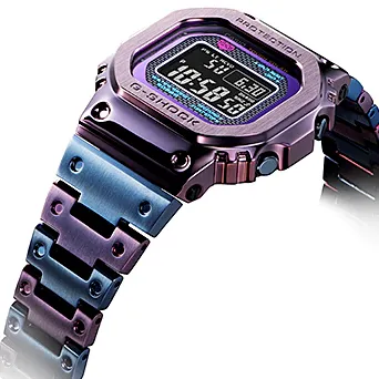 Casio G-Shock Full Metal Square Face Purple-Blue Higurashi Tokyo Twilight GMW-B5000PB-6