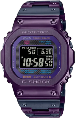Casio G-Shock Full Metal Square Face Purple-Blue Higurashi Tokyo Twilight GMW-B5000PB-6