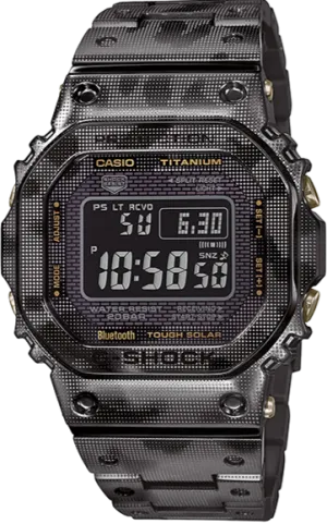 Casio G-shock Full Metal Titanium Square Face Digital Camouflage GMW-B5000TCM-1