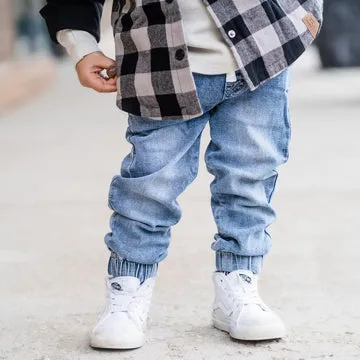 CHINO JOGGER - LIGHT WASH