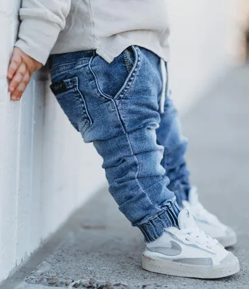CHINO JOGGER - LIGHT WASH