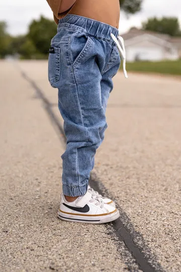 CHINO JOGGER - LIGHT WASH