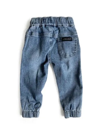 CHINO JOGGER - LIGHT WASH