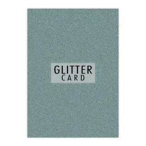 Chloes Creative Cards A4 Glitter Card - Aquamarine