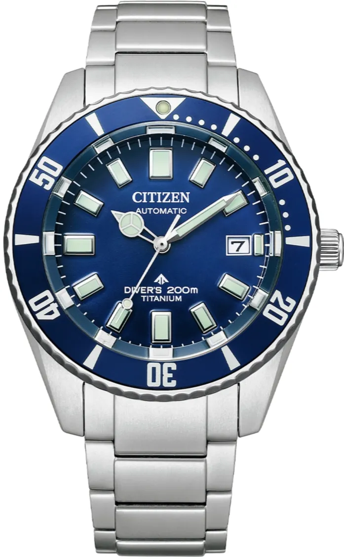 Citizen Promaster Marine Titanium Mechanical Automatic ISO 200M Diver NB6021-68L