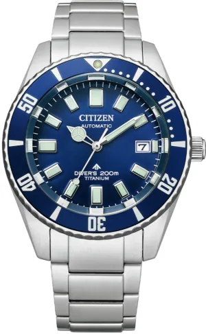 Citizen Promaster Marine Titanium Mechanical Automatic ISO 200M Diver NB6021-68L