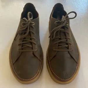CLARK’S Collection Low Beeswax Brown Leather Sneakers Men’s Size 10