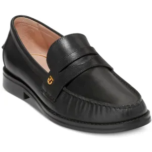 Cole Haan Womens Lux Pinch Penny LFR Leather Embossed Loafers