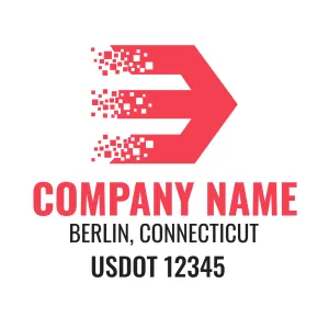 Company Name Truck Door Decal (USDOT), 2 Pack