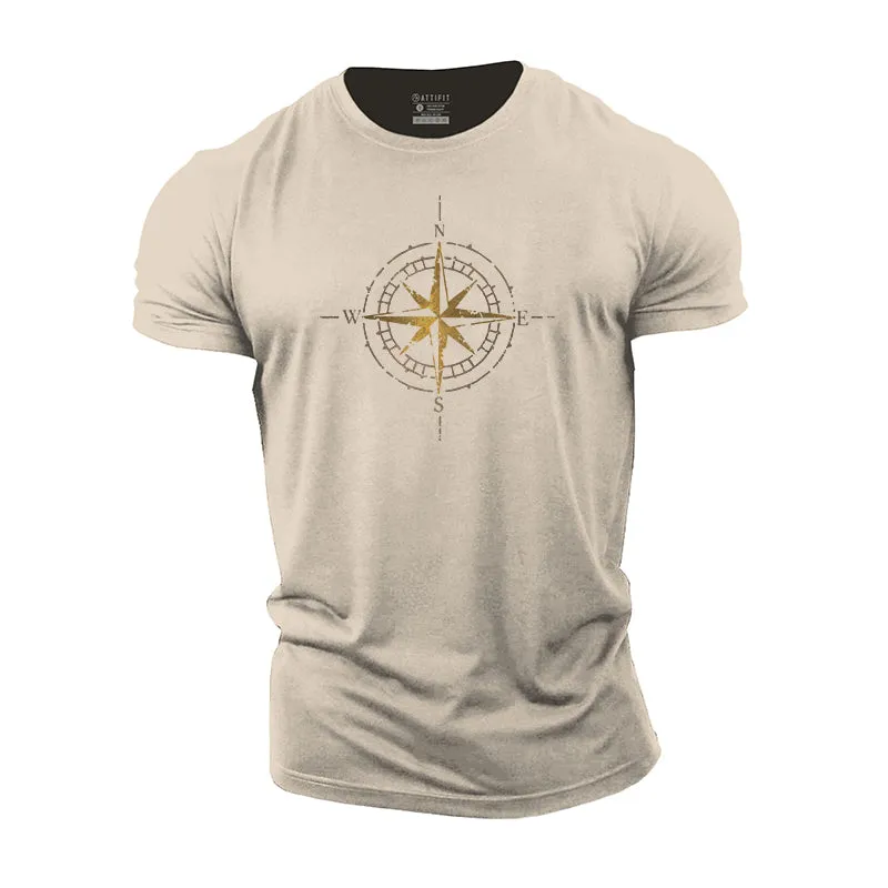 Compass Cotton T-Shirt
