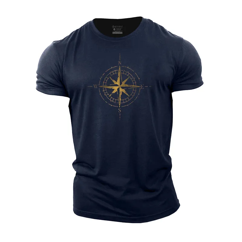 Compass Cotton T-Shirt