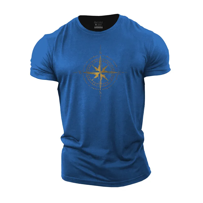 Compass Cotton T-Shirt