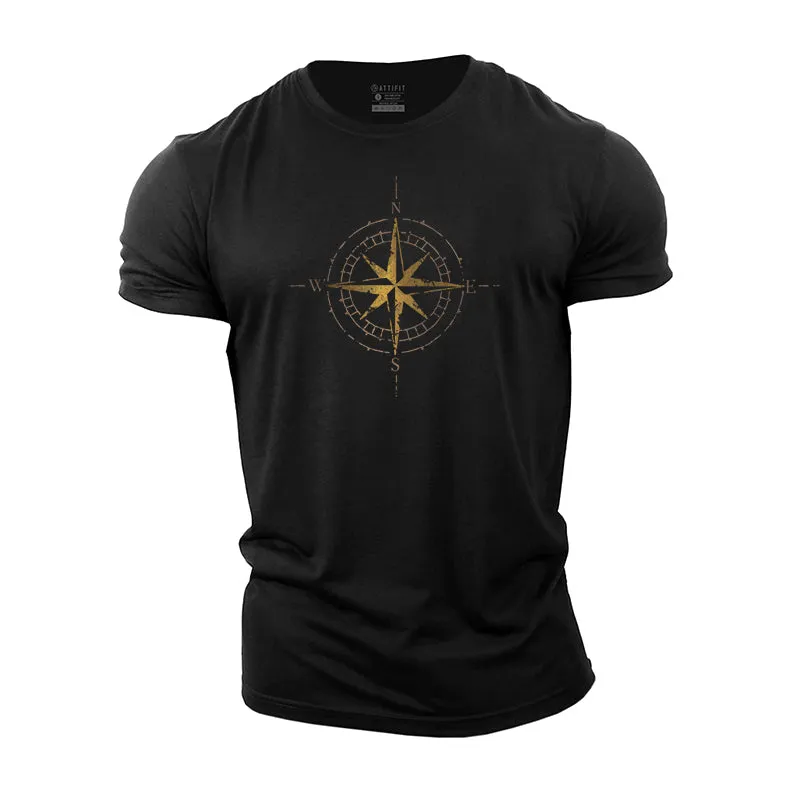 Compass Cotton T-Shirt