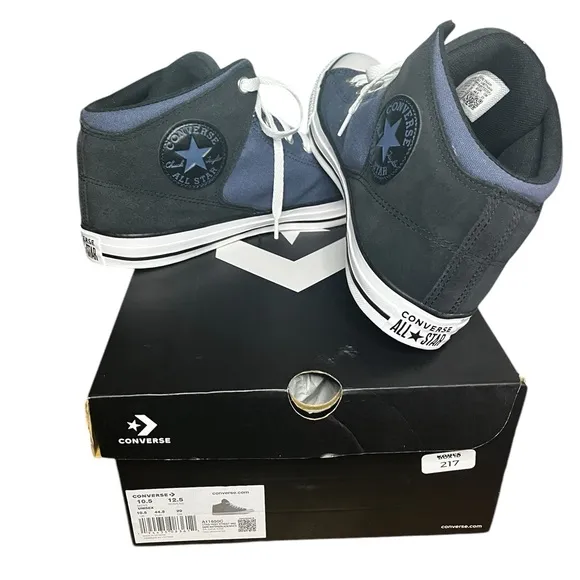 Converse All Star Chuck Tylor High Street Mid Blue Men’s 10.5 / 12.5 Women NEW