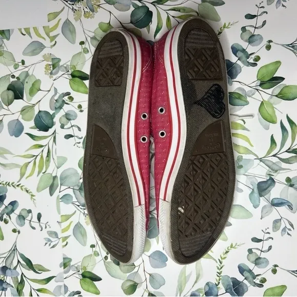 Converse Chuck Taylor Dainty Red All Star Low Top Sneakers