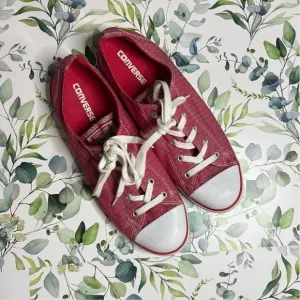 Converse Chuck Taylor Dainty Red All Star Low Top Sneakers