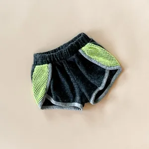 Court Shorts | Charcoal-Heather