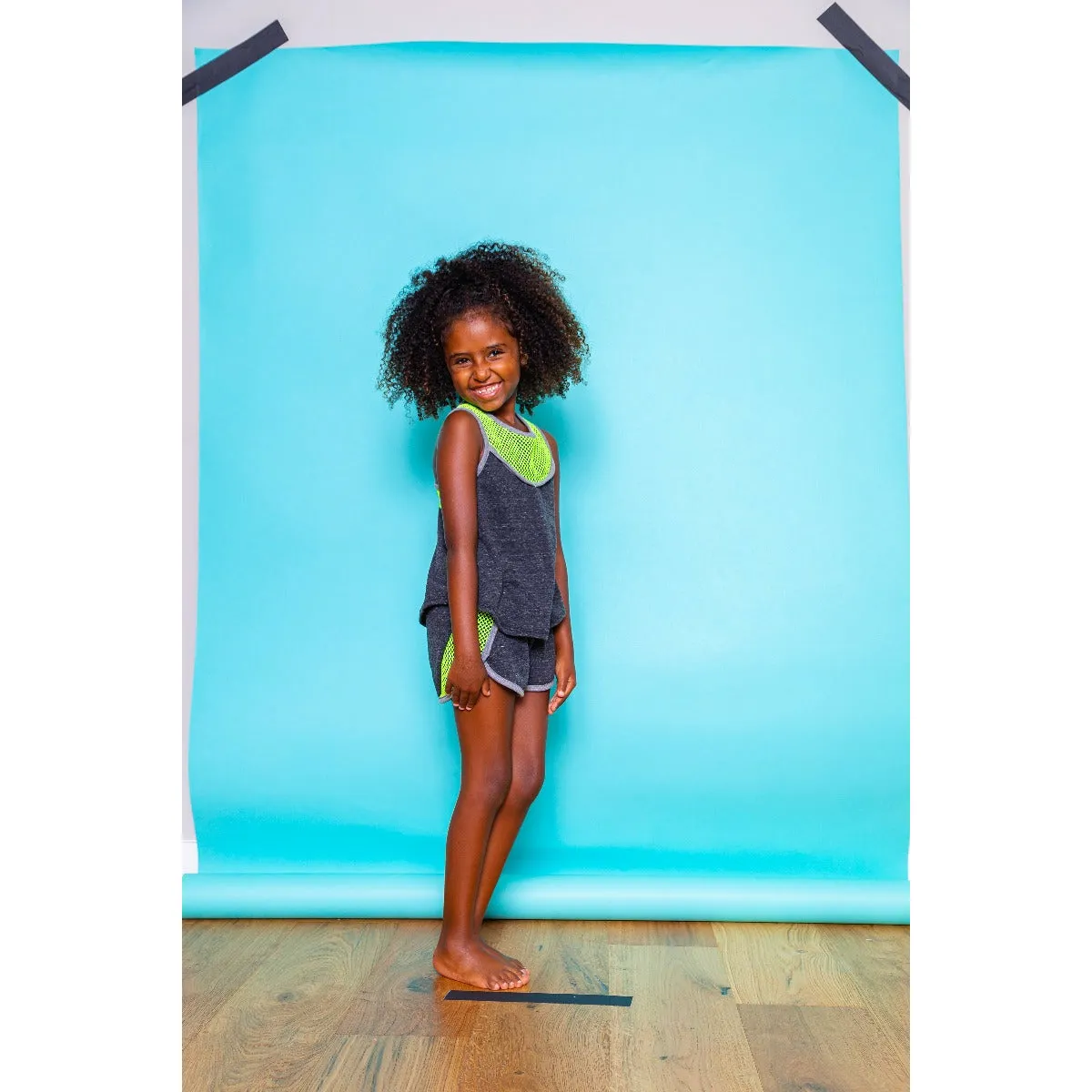Court Shorts | Charcoal-Heather