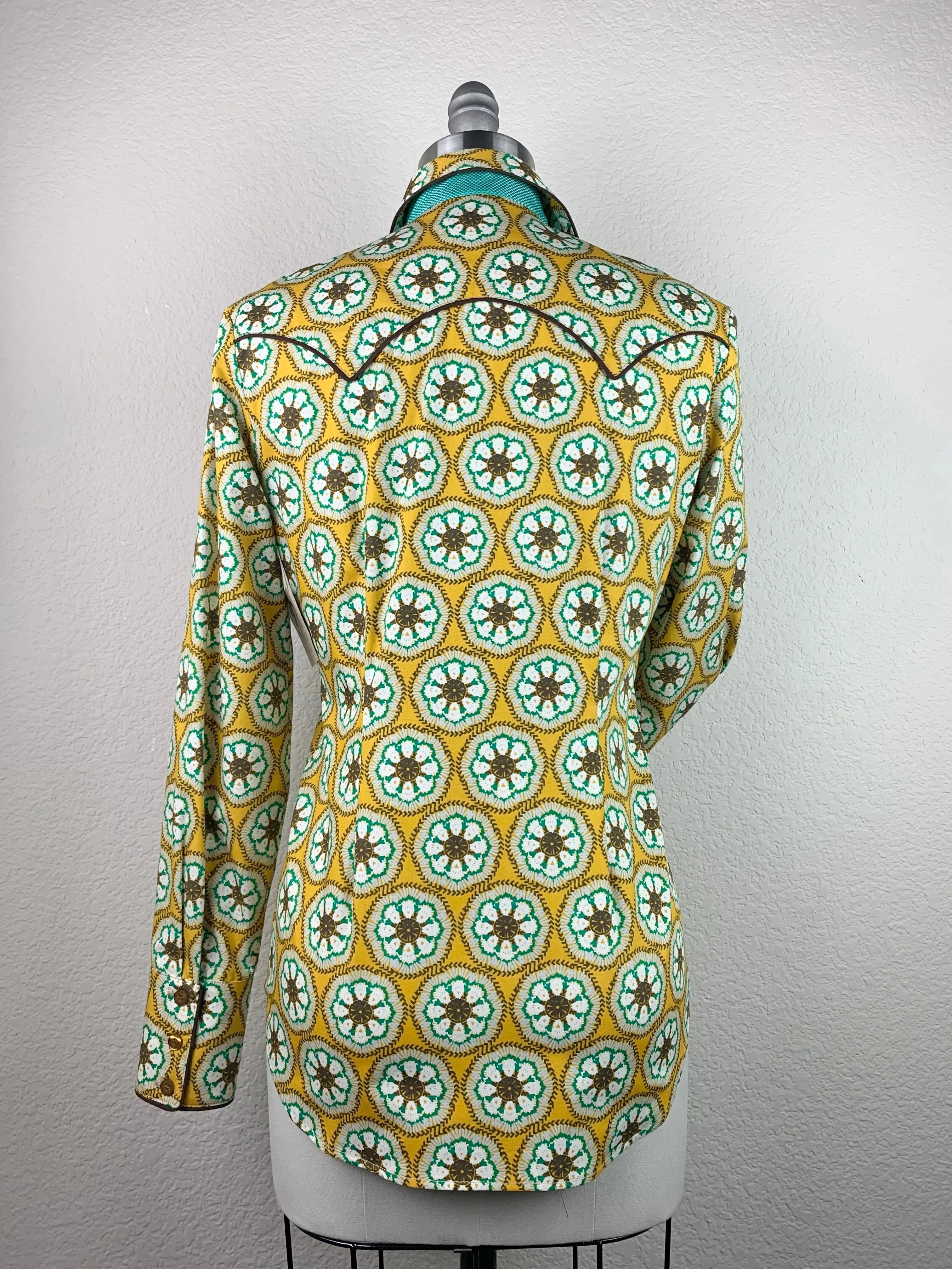 CR Western Pro Retro Mustard and Green Rounds - FINAL SALE