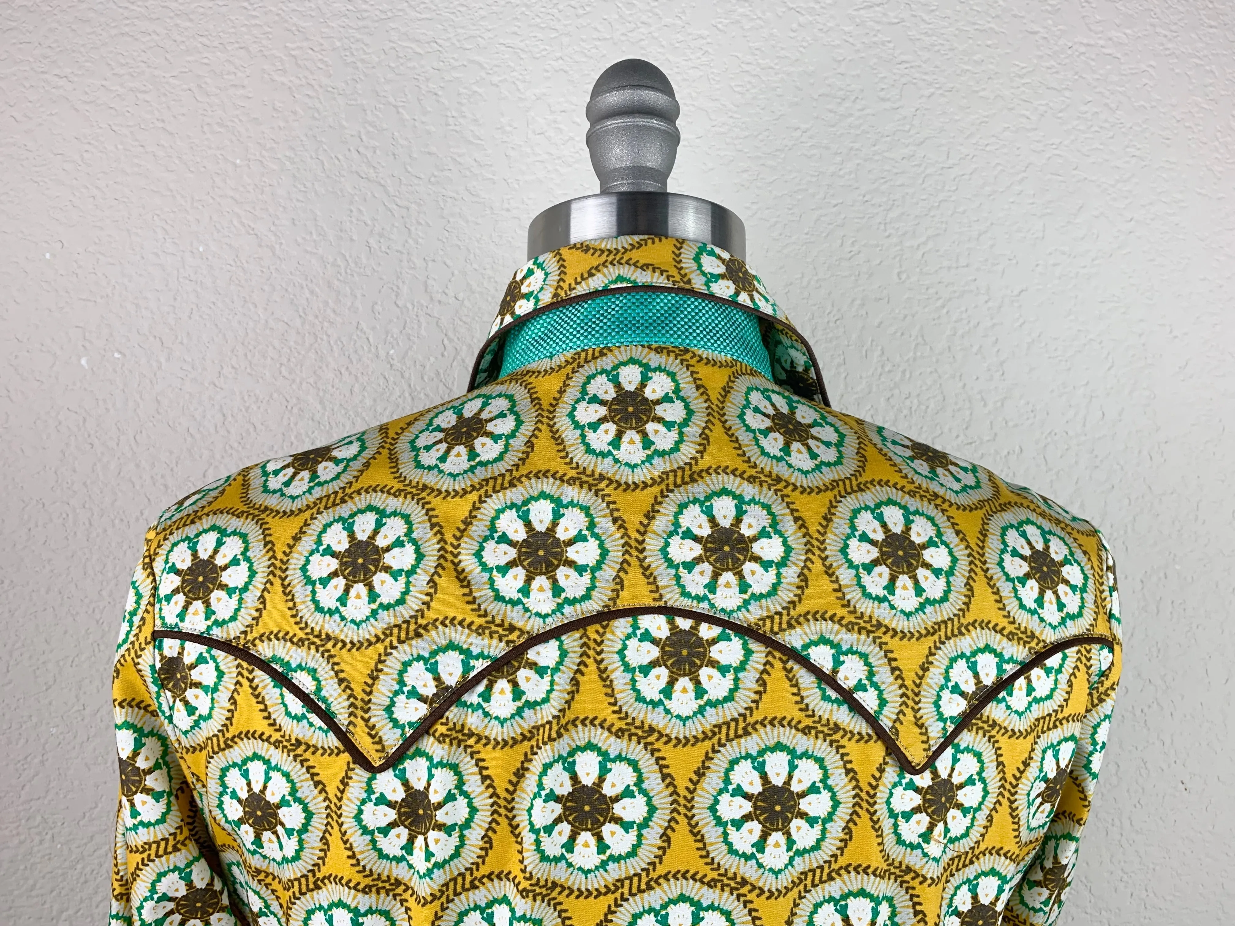CR Western Pro Retro Mustard and Green Rounds - FINAL SALE