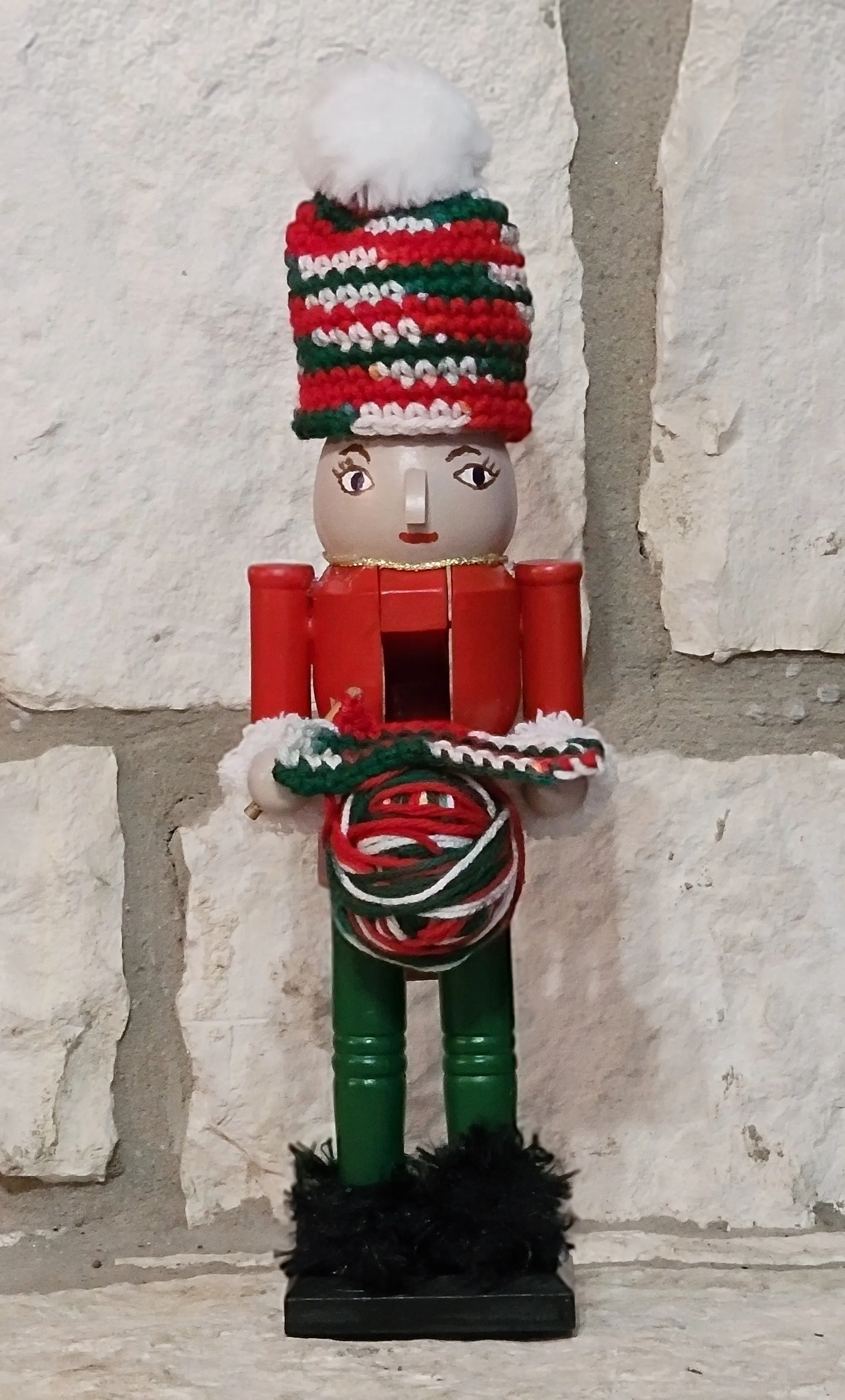 Crocheting Nutcracker Figurine Pattern - DIY Christmas Gift