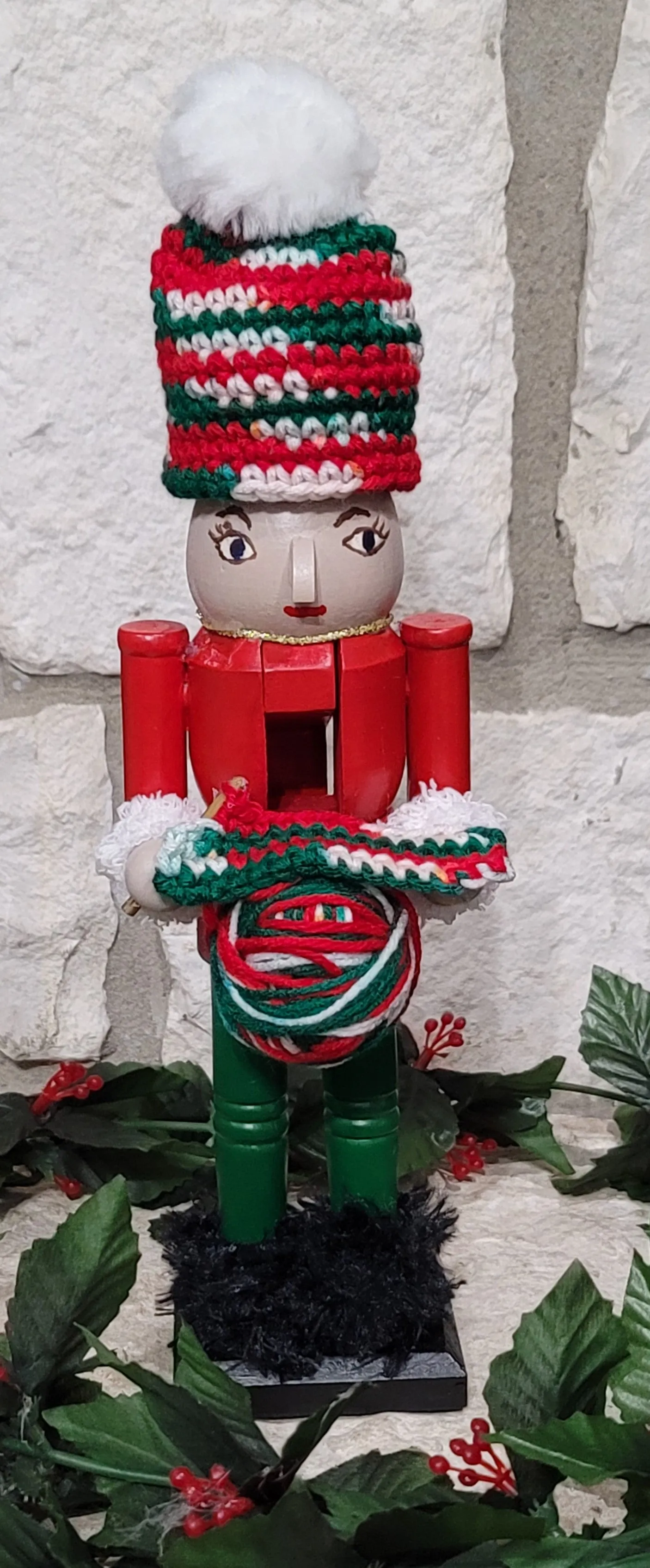 Crocheting Nutcracker Figurine Pattern - DIY Christmas Gift