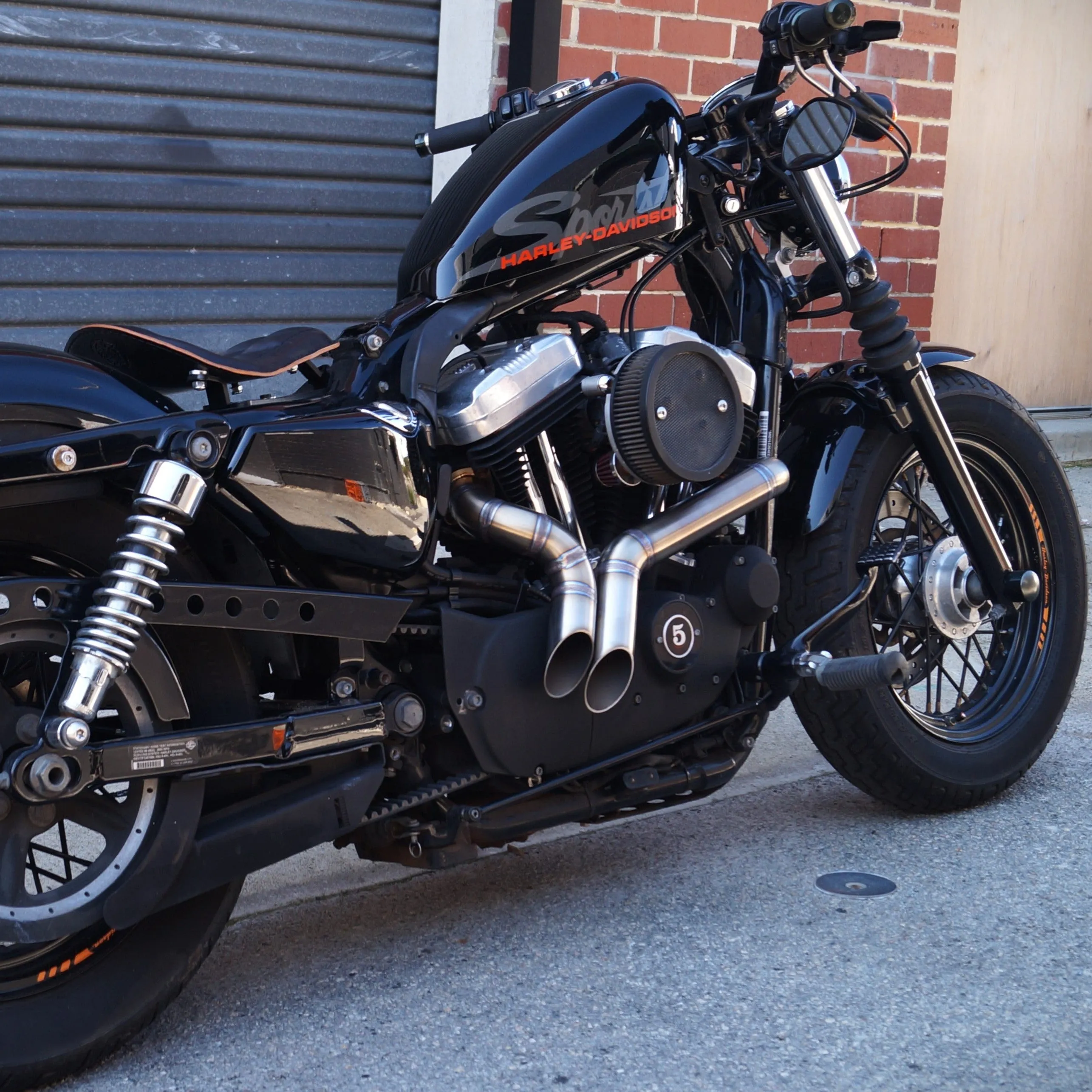 Custom Sportster Exhaust