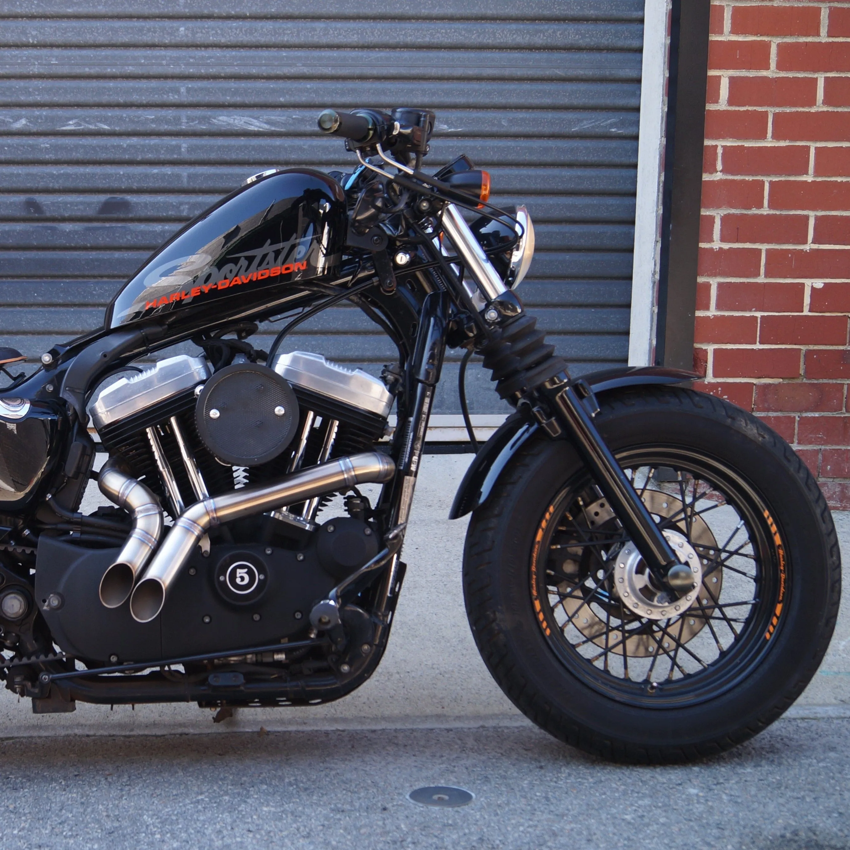 Custom Sportster Exhaust