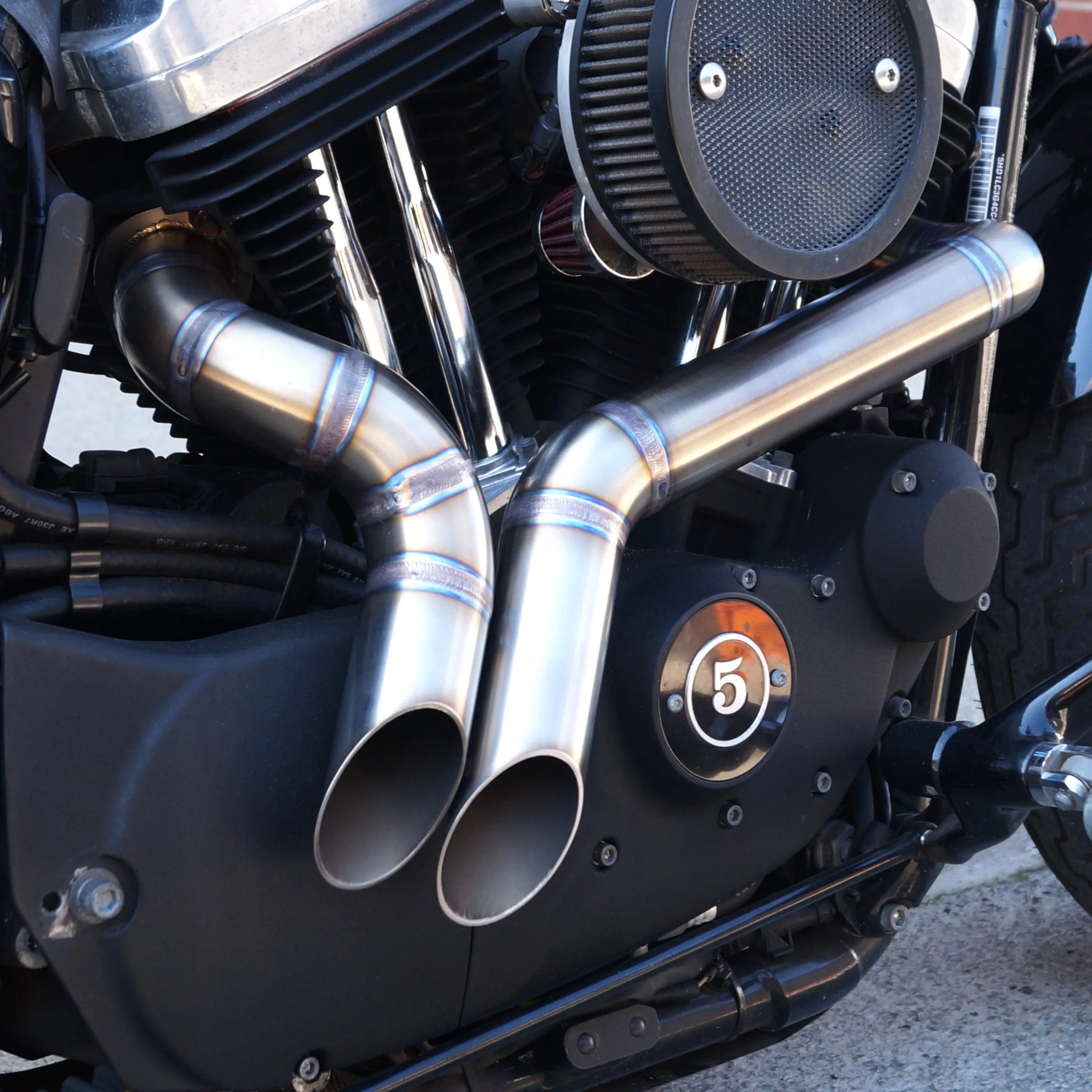 Custom Sportster Exhaust