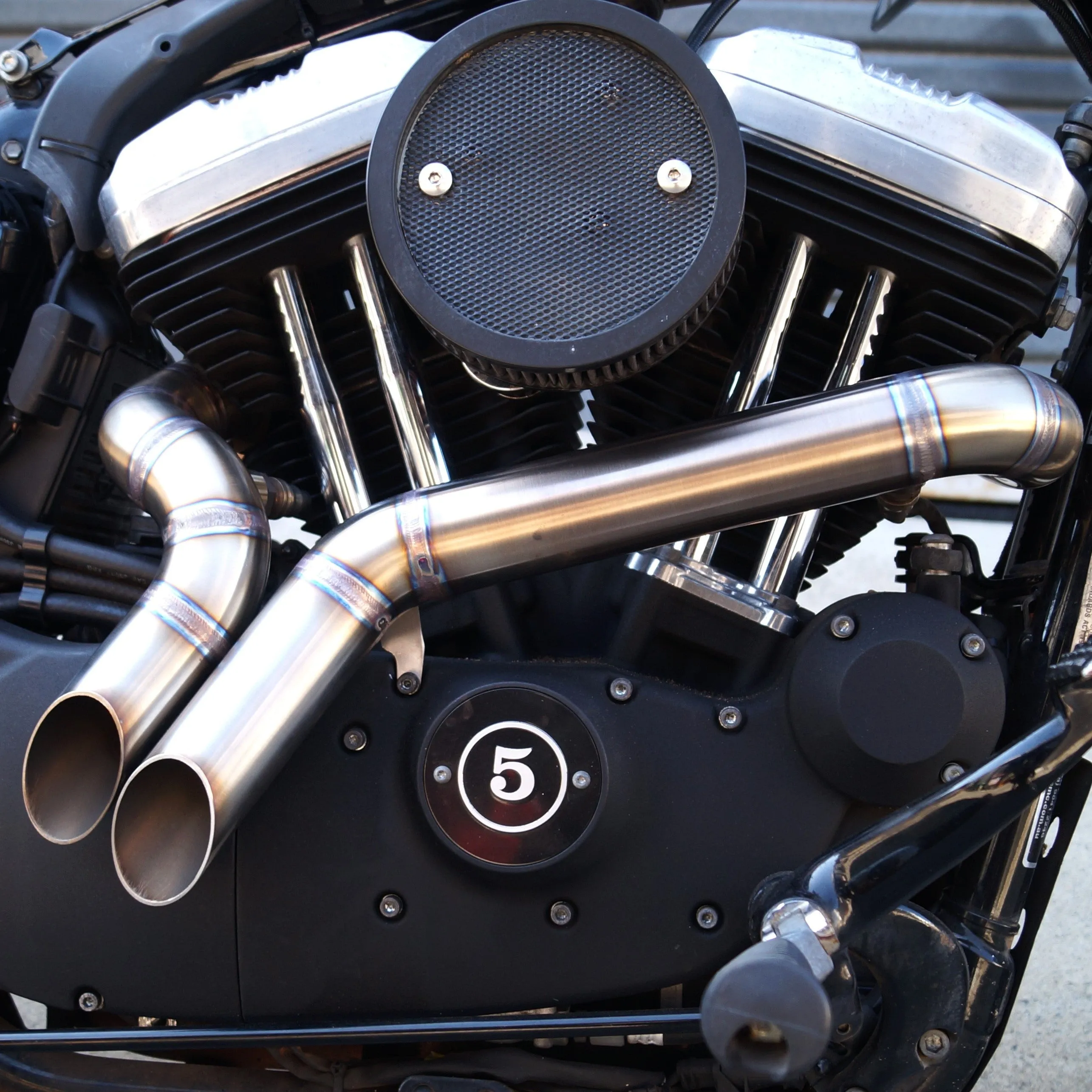 Custom Sportster Exhaust