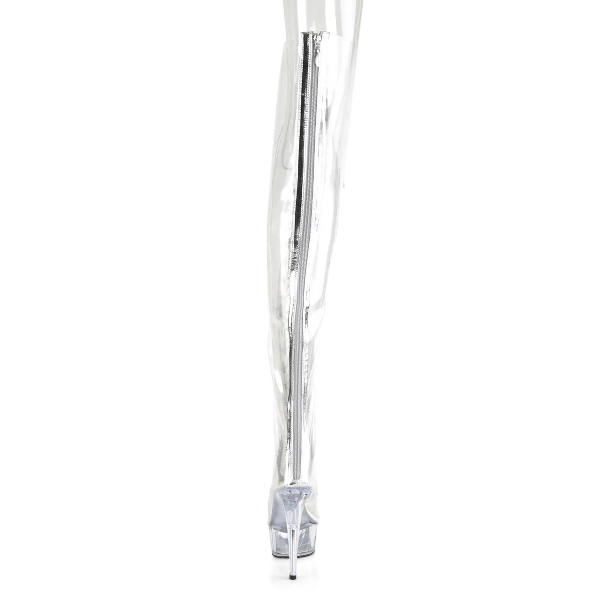 DELIGHT-3026  Clear-Silver Metalic Pu-TPU/Clear