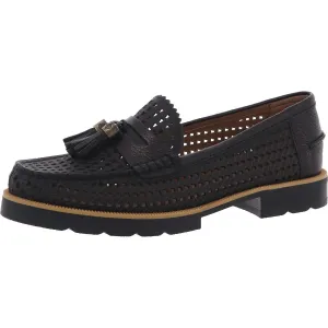 Donald J. Pliner Womens Lenny 2 Tassel Leather Loafers