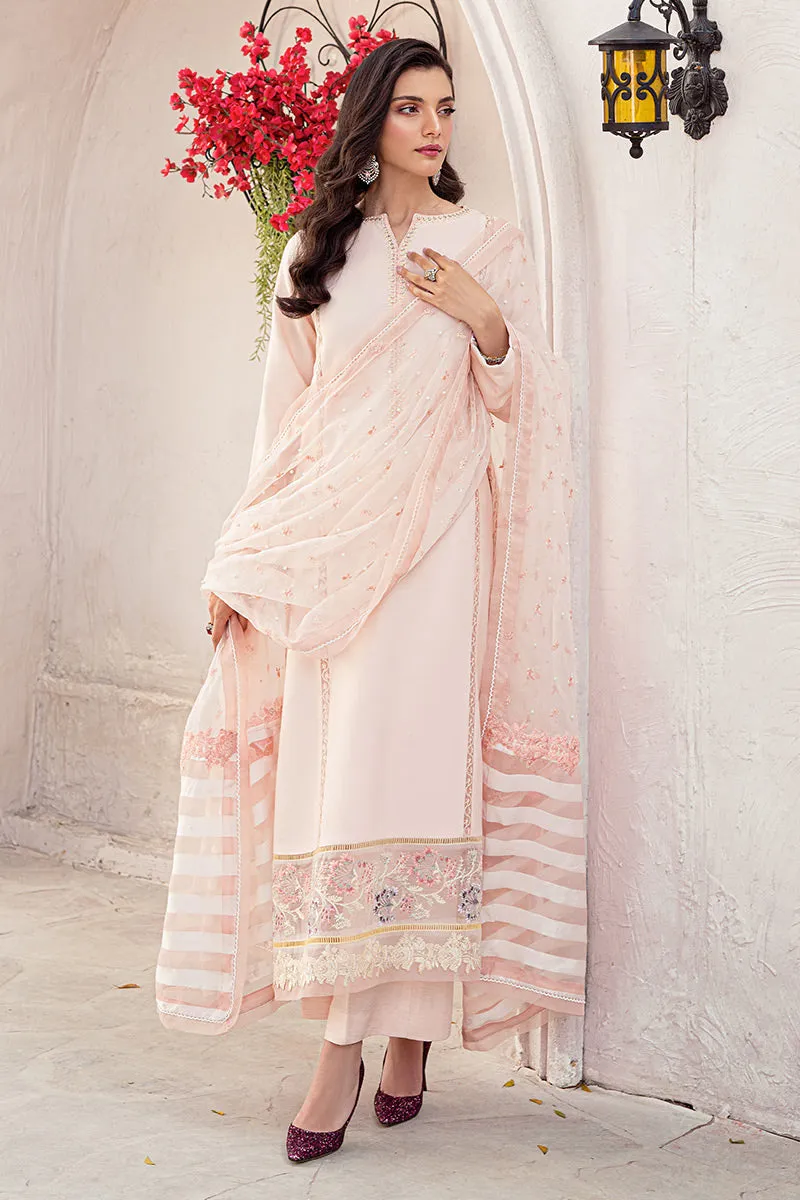 ENGLISH ROSE MLE22-04 | Mushq Eid Pret Drop 2 | 3Pc Cotton Net Suit