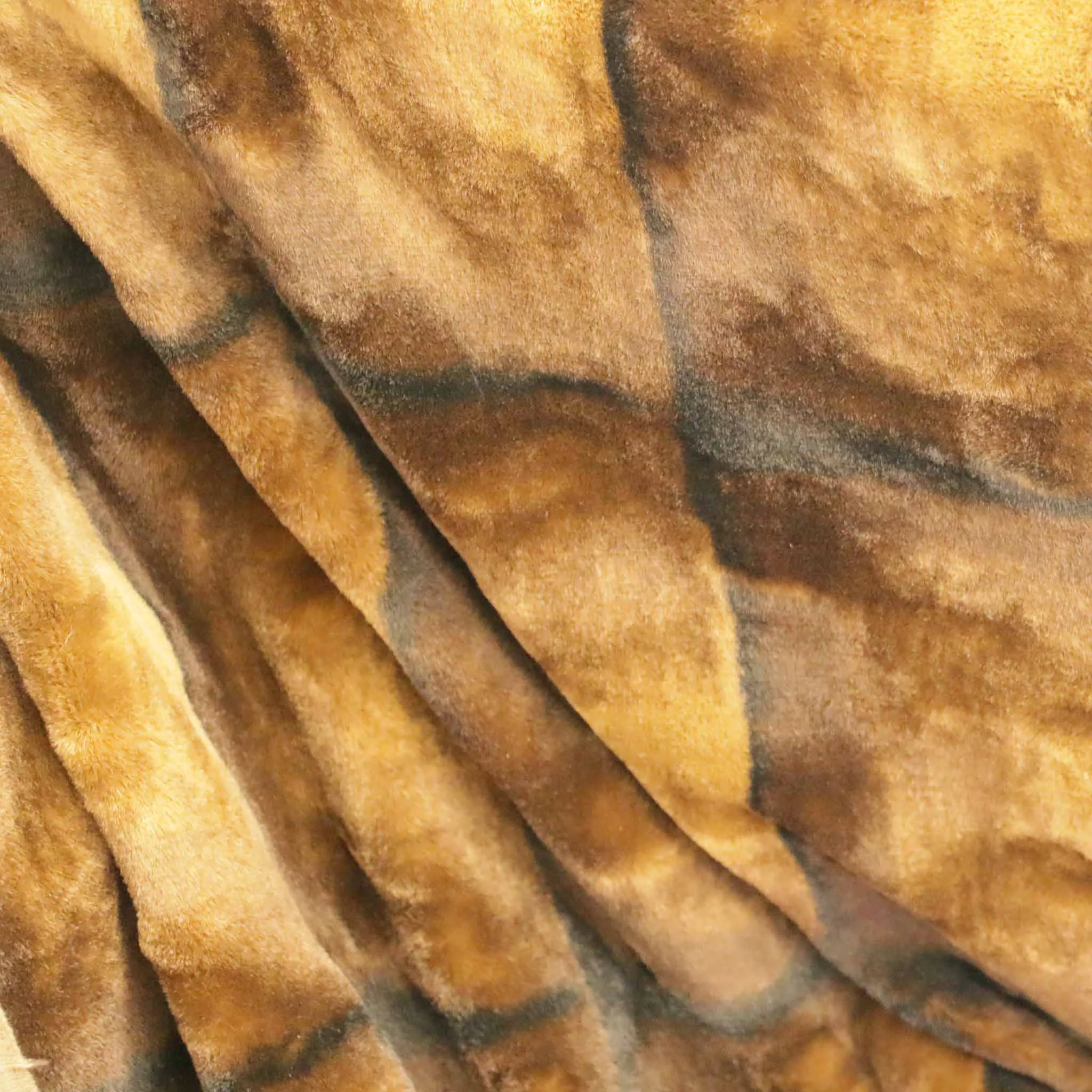 Faux Fur Fabric - Mink panel design