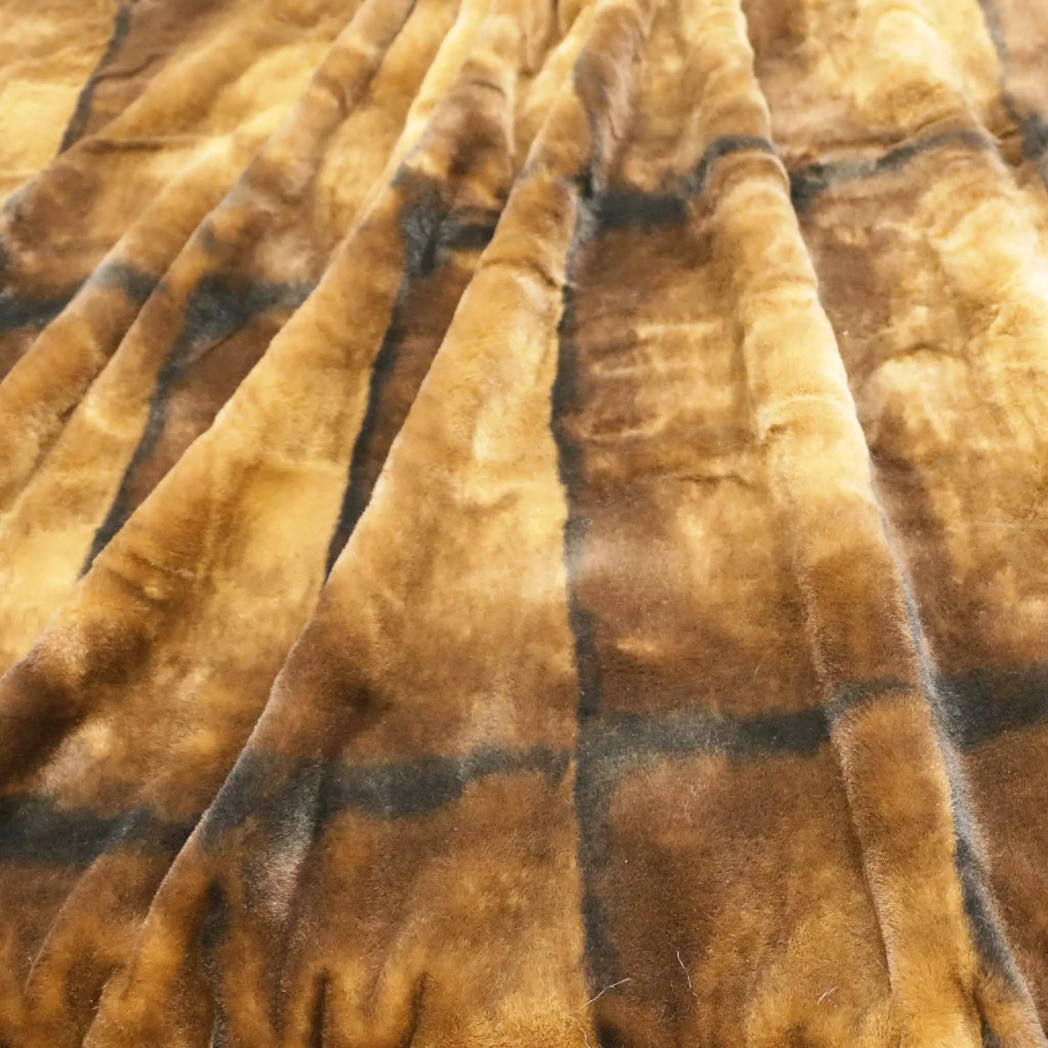 Faux Fur Fabric - Mink panel design