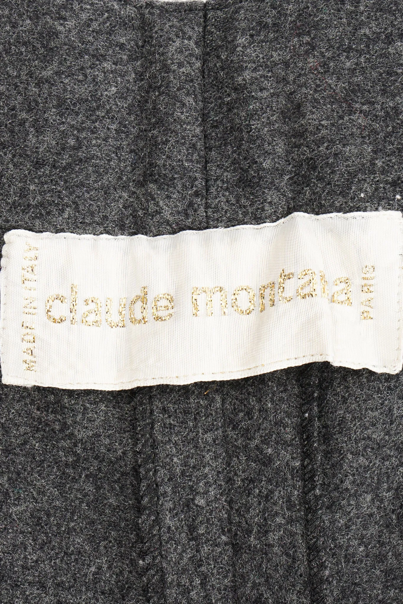Flannel Pleated Trouser