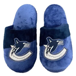 Forever Collectibles NHL Big Logo Adult Slippers - Vancouver Canucks