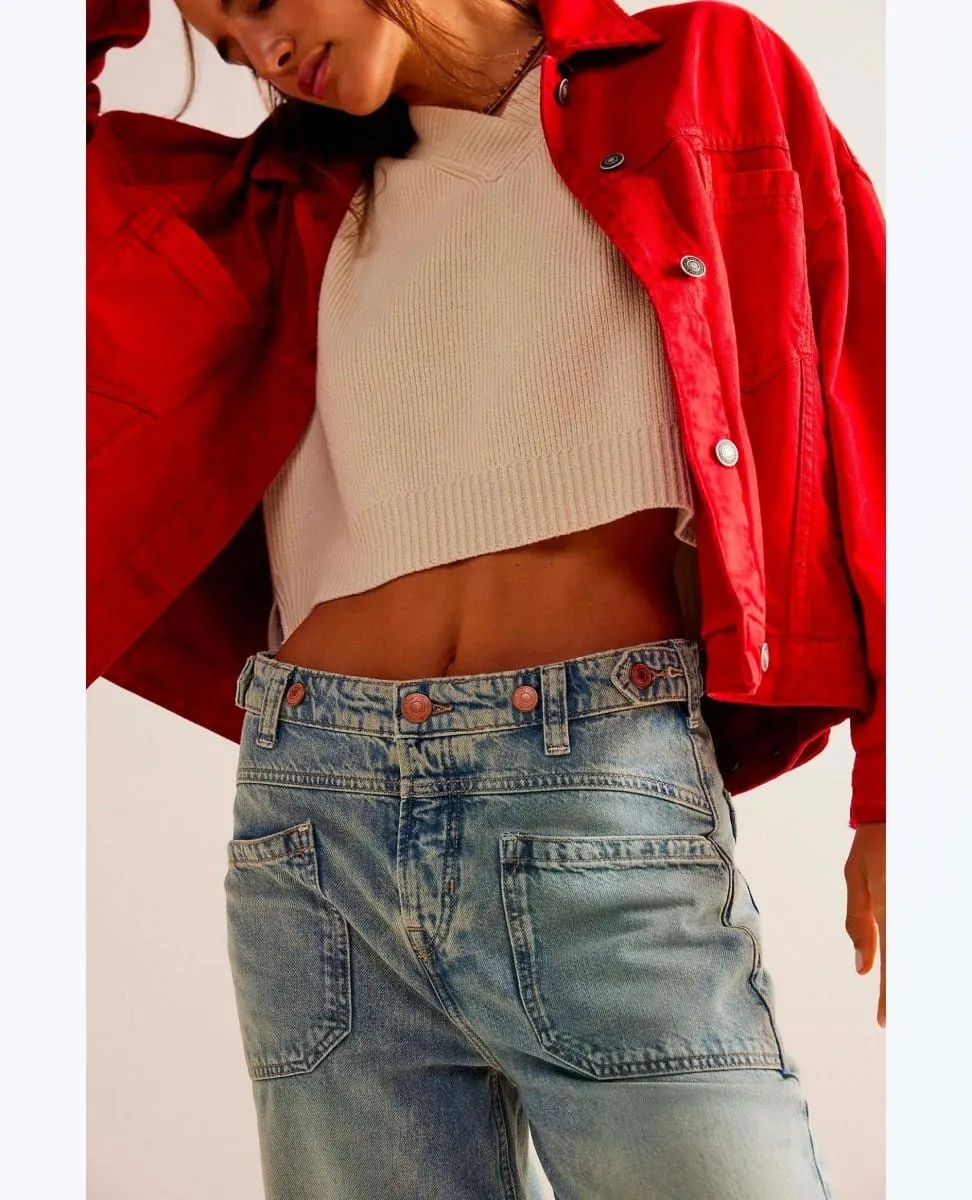 Free People Palmer Loose Jean in La La Land