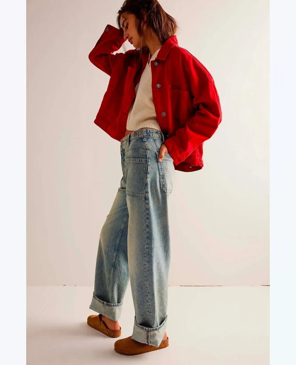 Free People Palmer Loose Jean in La La Land