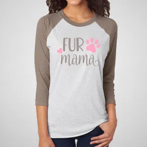Fur Mama - Adult Unisex Triblend Raglan Tee