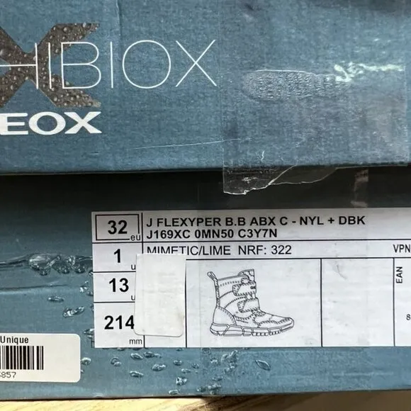 Geox Boys Flexyper Boot Camo Size US1 M EU32