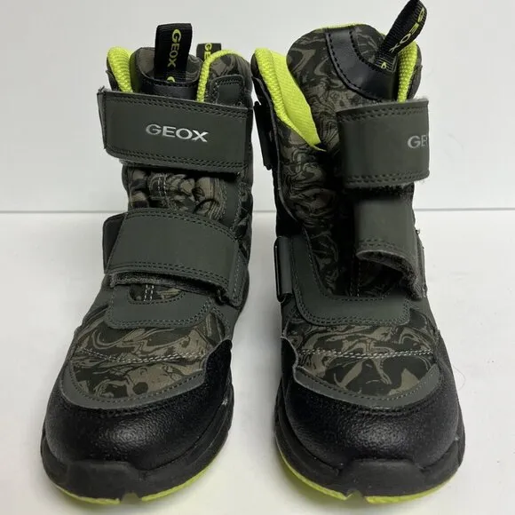 Geox Boys Flexyper Boot Camo Size US1 M EU32