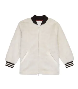 Gertrude Faux Fur Coat - Ivory