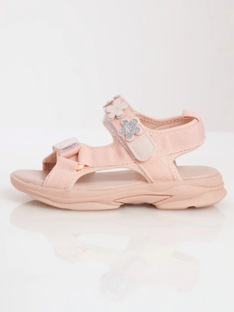 Girls Adventure Flower Sandal - Pink