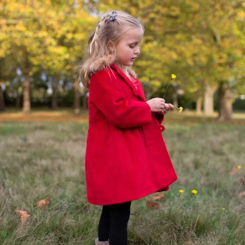 Girls Kensington Red Coat