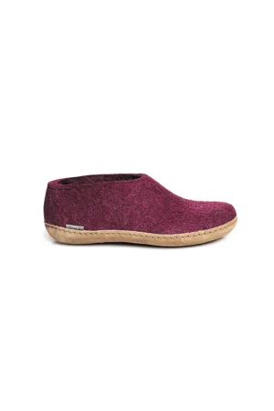 Glerups Shoe - Leather - Cranberry